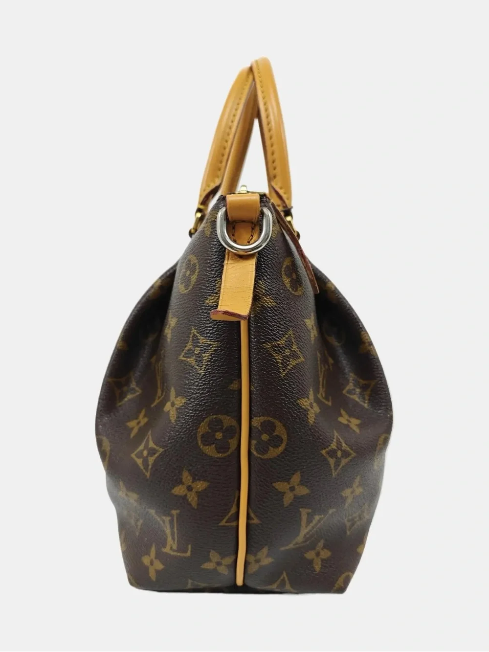 ♥️Louis Vuitton Turenne MM Monogram Canvas Satchel in Brown and Tan Leather♥️